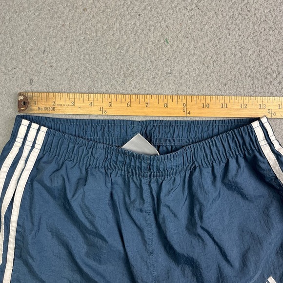 Vintage 90s Adidas 3 Stripe Track Pants Baggy Lightweight Size Medium - Picture 12 of 12